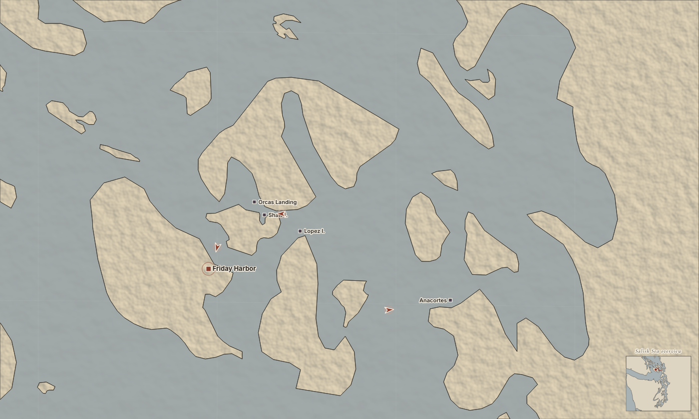 Anacortes — Friday Harbor — visualization preview