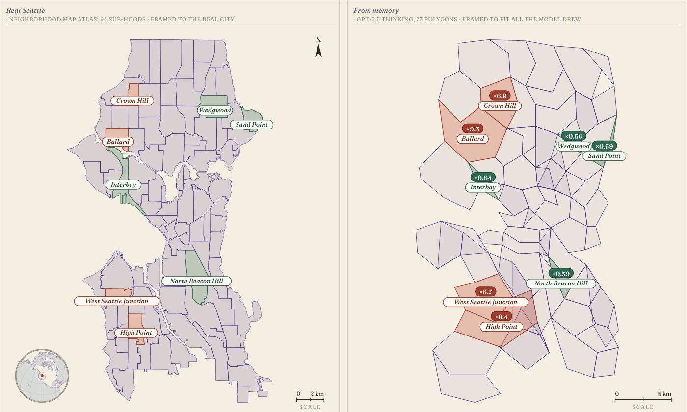 Does the AI Really Know Your City? — visualization preview